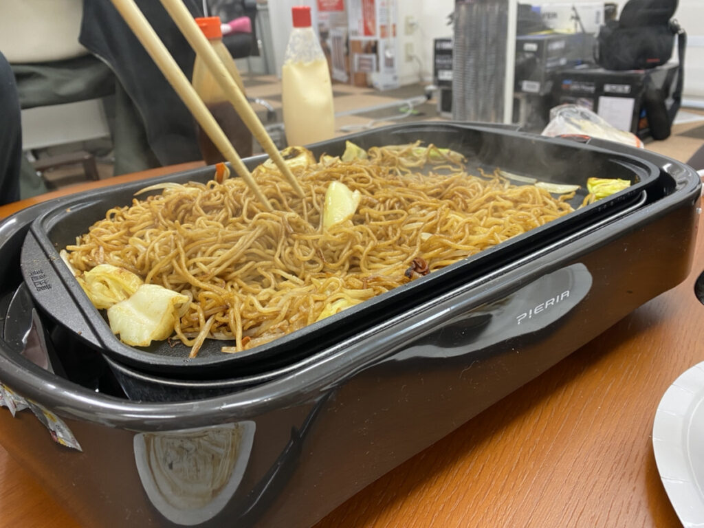 透明システムパネル現場