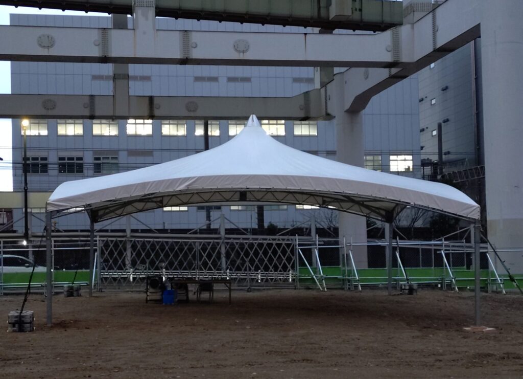 10m×10m テント(大)