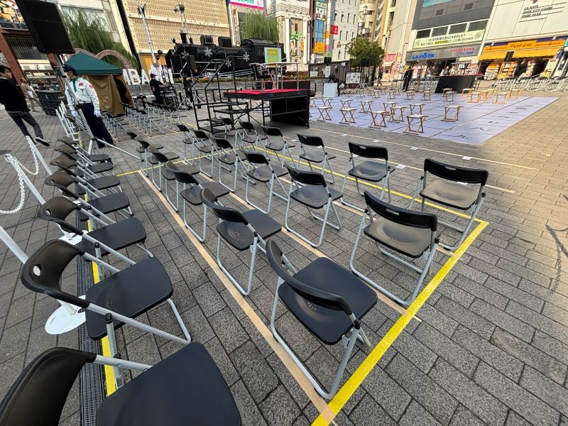 プラスチック製パイプ椅子 千葉イベントレンタル